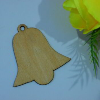 Intra απο ξύλο plywood 3mm-4mm πάχος - Ξύλινο χριστουγεννιάτικο κουδούνι χειροτεχνίας κενό διακοσμητικό Δίασταση 30x30 cm Intraeaxys-p7ymxpp7 - Image 3