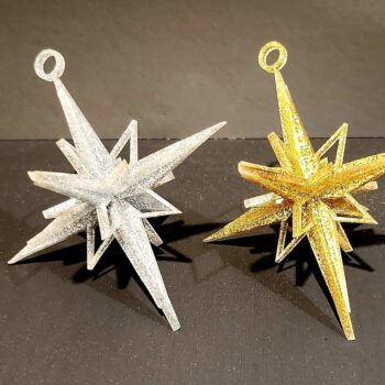 Intra απο ξύλο plywood 3mm-4mm πάχος - Στολίδι Star Of Bethlehem Δίασταση 10x10 cm Intraeaxys-91jd6v51 - Image 1