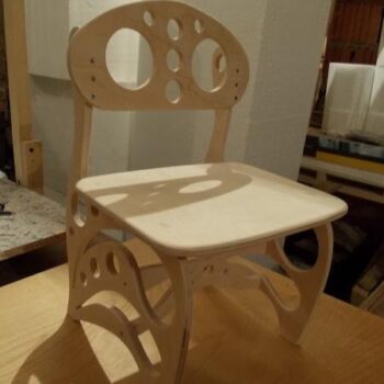 Intra απο ξύλο plywood 3mm-4mm πάχος - Παιδική καρέκλα από κόντρα πλακέ τρισδιάστατο παζλ Δίασταση 30x30 cm Intraeaxys-qomgv5o3 - Image 1