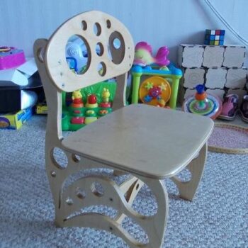 Intra απο ξύλο plywood 3mm-4mm πάχος - Παιδική καρέκλα DIY 3D παζλ Δίασταση 30x30 cm Intraeaxys-e1gvzd1l - Image 1