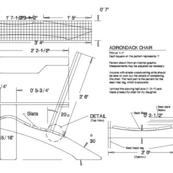 Intra απο ξύλο plywood 3mm-4mm πάχος - Καρέκλα Adirondack Δίασταση 30x30 cm Intraeaxys-eox604oz - Image 1
