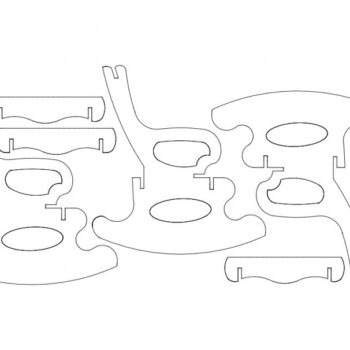 Intra απο ξύλο plywood 3mm-4mm πάχος - Κουνιστή πολυθρόνα S7 Δίασταση 30x30 cm Intraeaxys-ro648n7x - Image 1
