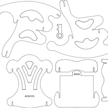 Intra απο ξύλο plywood 3mm-4mm πάχος - Κουνιστή πολυθρόνα Q103 Δίασταση 30x30 cm Intraeaxys-r1zp8m7l - Image 1