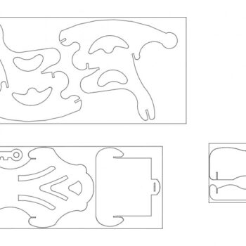 Intra απο ξύλο plywood 3mm-4mm πάχος - Sandalye (Κουνιστή πολυθρόνα) Δίασταση 30x30 cm Intraeaxys-p7yerz1q - Image 1