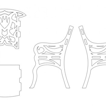 Intra απο ξύλο plywood 3mm-4mm πάχος - Καρέκλα Δίασταση 30x30 cm Intraeaxys-voqzk6o2 - Image 1
