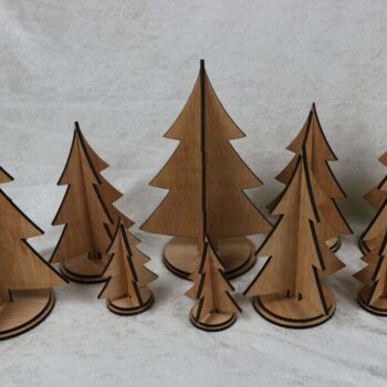 Intra απο ξύλο plywood 3mm-4mm πάχος - Χριστουγεννιάτικα δέντρα 5mm Δίασταση 30x30 cm Intraeaxys-eo4qgvg7 - Image 4