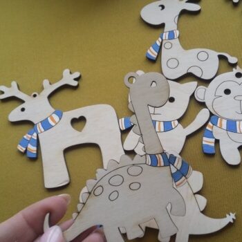 Intra απο ξύλο plywood 3mm-4mm πάχος - Μαγνήτες Χριστουγέννων Δίασταση 30x30 cm Intraeaxys-voq2ez5o - Image 3