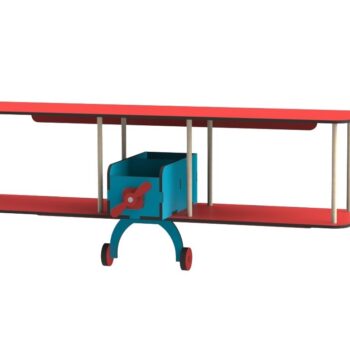 Intra απο ξύλο plywood 3mm-4mm πάχος - Ράφι αεροπλάνου Δίασταση 30x30 cm Intraeaxys-qommex4o - Image 1