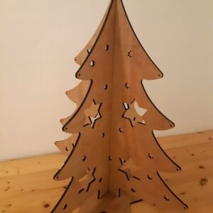 Intra απο ξύλο plywood 3mm-4mm πάχος - Χριστουγεννιάτικο Δέντρο 3mm Δίασταση 30x30 cm Intraeaxys-d1lv646o
