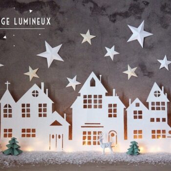 Intra απο ξύλο plywood 3mm-4mm πάχος - Ιδέα για τη διακόσμηση του σπιτιού στο Winter Village Δίασταση 30x30 cm Intraeaxys-eo4qjlw7 - Image 1