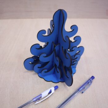 Intra απο ξύλο plywood 3mm-4mm πάχος - Θήκη για στυλό λουλουδιών MDF 3mm Δίασταση 30x30 cm Intraeaxys-078yqz4o - Image 4