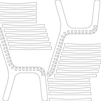 Intra απο ξύλο plywood 3mm-4mm πάχος - Καρέκλα γραφείου Δίασταση 30x30 cm Intraeaxys-eox34xoz - Image 1