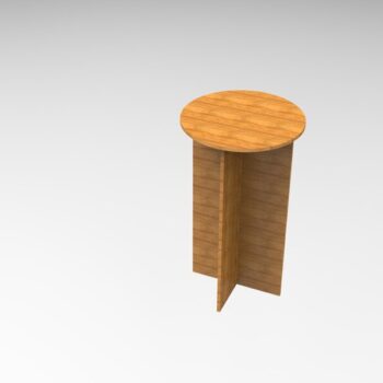 Intra απο ξύλο plywood 3mm-4mm πάχος - Σκαμπό καρέκλας Mdf 10 mm Δίασταση 30x30 cm Intraeaxys-91j8p4om - Image 1