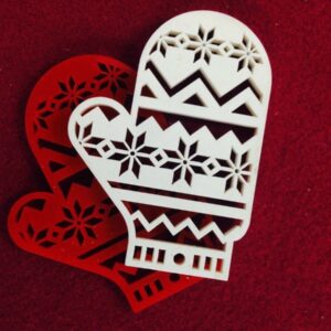 Intra απο ξύλο plywood 3mm-4mm πάχος - Χριστουγεννιάτικα γάντια Χριστουγεννιάτικα παιχνίδια ειδώλια Δίασταση 30x30 cm Intraeaxys-p7ymjqp7