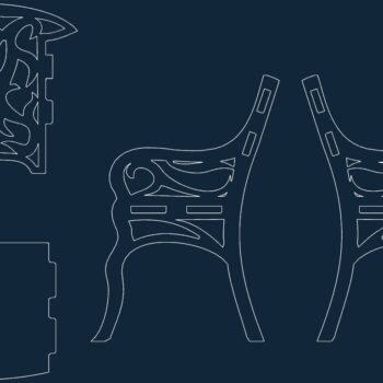 Intra απο ξύλο plywood 3mm-4mm πάχος - Φανταστική καρέκλα dxf Δίασταση 30x30 cm Intraeaxys-yvoqzqo2 - Image 1