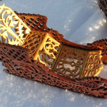 Intra απο ξύλο plywood 3mm-4mm πάχος - Αρχείο PDF Sled Scroll Saw Pattern Δίασταση 30x30 cm Intraeaxys-eo49k91j - Image 1