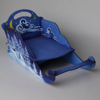 Intra απο ξύλο plywood 3mm-4mm πάχος - Ξύλινο Έλκηθρο Δίασταση 30x30 cm Intraeaxys-p7y682oq - Image 1