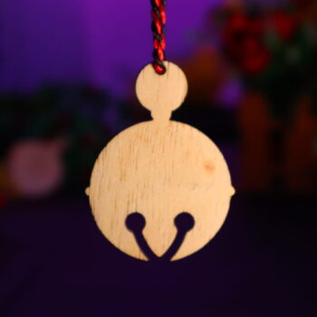 Intra απο ξύλο plywood 3mm-4mm πάχος - Στολίδι Jingle Bell Wood Blank Shape Bell Cutout Δίασταση 10x10 cm Intraeaxys-joed4k51 - Image 2
