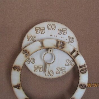 Intra απο ξύλο plywood 3mm-4mm πάχος - Ρολόι με γρανάζια Δίασταση 30x30 cm Intraeaxys-eox8lgx1 - Image 3