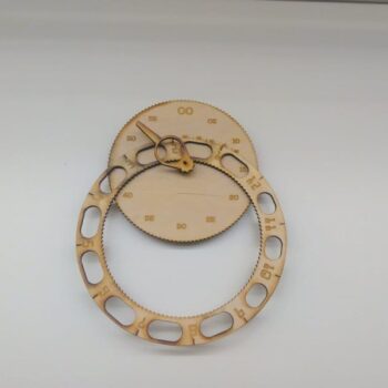 Intra απο ξύλο plywood 3mm-4mm πάχος - Gear O' Clock Δίασταση 30x30 cm Intraeaxys-91jkdn8o - Image 1