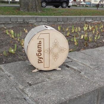 Intra απο ξύλο plywood 3mm-4mm πάχος - Στρογγυλό πρότυπο κουμπαρά Δίασταση 30x30 cm Intraeaxys-r1z2rjn1 - Image 1