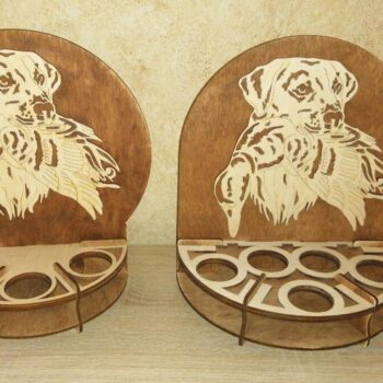 Intra απο ξύλο plywood 3mm-4mm πάχος - Sobaka S Utkoy Δίασταση 30x30 cm Intraeaxys-zo9ye2x7 - Image 1