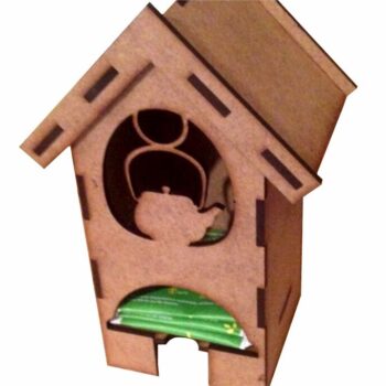 Intra απο ξύλο plywood 3mm-4mm πάχος - Σπίτι τσαγιού Δίασταση 40x50 cm Intraeaxys-p7ymlxz7 - Image 1