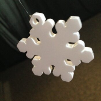 Intra απο ξύλο plywood 3mm-4mm πάχος - Στολίδια από νιφάδες χιονιού Δίασταση 10x10 cm Intraeaxys-91jd60p1 - Image 4