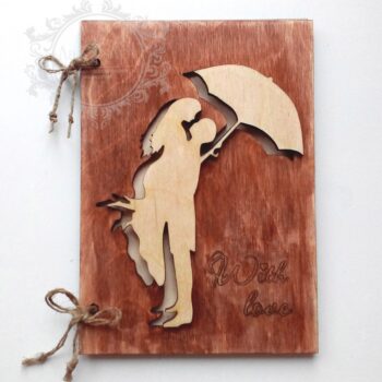 Intra απο ξύλο plywood 3mm-4mm πάχος - Ξύλινη καρτ ποστάλ Δίασταση 30x30 cm Intraeaxys-91jd0381 - Image 1