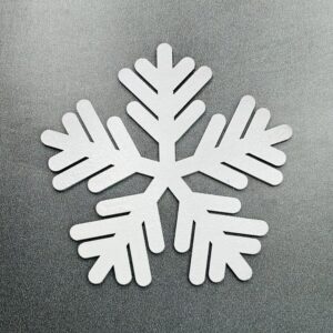 Intra απο ξύλο plywood 3mm-4mm πάχος - Πρότυπο νιφάδα χιονιού Δίασταση 30x30 cm Intraeaxys-eo4q3n97