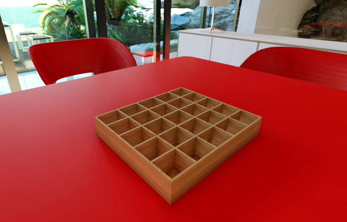 Intra απο ξύλο plywood 3mm-4mm πάχος - Πρότυπο κουτιού ξύλινου χώρου αποθήκευσης Δίασταση 30x30 cm Intraeaxys-d1lvxgpo