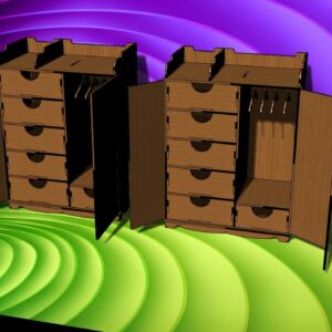 Intra απο ξύλο plywood 3mm-4mm πάχος - Σχέδια ντουλάπας Δίασταση 30x30 cm Intraeaxys-zo9yekr7