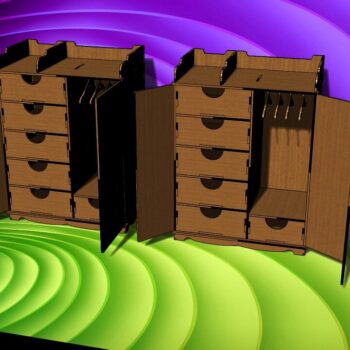 Intra απο ξύλο plywood 3mm-4mm πάχος - Σχέδια ντουλάπας Δίασταση 30x30 cm Intraeaxys-zo9yekr7 - Image 1