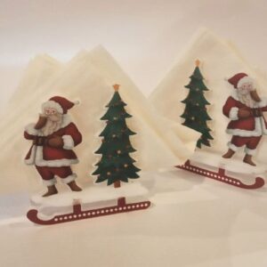 Intra απο ξύλο plywood 3mm-4mm πάχος - Χριστουγεννιάτικη χαρτοπετσέτα Ακρυλική θήκη για χαρτοπετσέτα Δίασταση 30x30 cm Intraeaxys-075yre3o