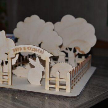 Intra απο ξύλο plywood 3mm-4mm πάχος - Αγρόκτημα Δίασταση 30x30 cm Intraeaxys-eo4qykg7 - Image 1