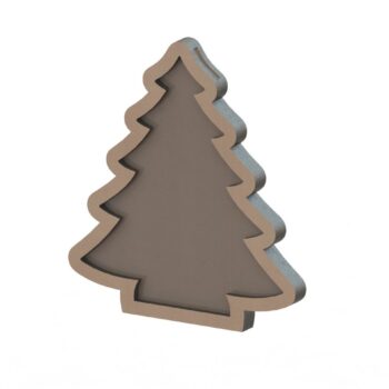 Intra απο ξύλο plywood 3mm-4mm πάχος - Χριστουγεννιάτικο δέντρο από MDF Δίασταση 30x30 cm Intraeaxys-pokel3oj - Image 1