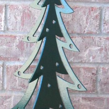 Intra απο ξύλο plywood 3mm-4mm πάχος - Χριστουγεννιάτικο δέντρο 3d Δίασταση 30x30 cm Intraeaxys-6o336kon - Image 1