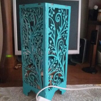 Intra απο ξύλο plywood 3mm-4mm πάχος - Σχέδια δρομολογητή CNC λαμπτήρων Δίασταση 30x30 cm Intraeaxys-voq2ddeo - Image 1