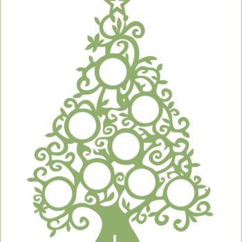 Intra απο ξύλο plywood 3mm-4mm πάχος - Χριστουγεννιάτικες χειροτεχνίες Δίασταση 30x30 cm Intraeaxys-qomm525o - Image 1