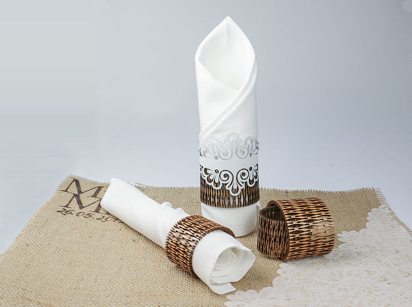 Intra απο ξύλο plywood 3mm-4mm πάχος - Δαχτυλίδι χαρτοπετσέτας Δίασταση 30x30 cm Intraeaxys-m1d62wx7