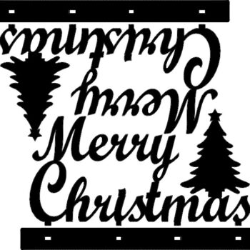 Intra απο ξύλο plywood 3mm-4mm πάχος - Stand Χαρούμενα Χριστούγεννα διακόσμηση Δίασταση 30x30 cm Intraeaxys-yon6ep7r - Image 1