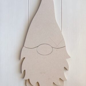 Intra απο ξύλο plywood 3mm-4mm πάχος - Χριστουγεννιάτικο στολίδι Gnome Δίασταση 10x10 cm Intraeaxys-e1gky4mo