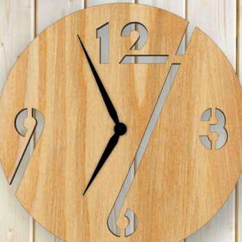 Intra απο ξύλο plywood 3mm-4mm πάχος - Ρολόι τοίχου από κόντρα πλακέ Δίασταση 30x30 cm Intraeaxys-qommz68o - Image 1