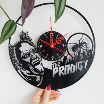 Intra απο ξύλο plywood 3mm-4mm πάχος - Το ρολόι τοίχου Prodigy Vinyl Record Δίασταση 30x30 cm Intraeaxys-51rrjq31 - Image 1