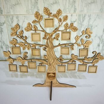 Intra απο ξύλο plywood 3mm-4mm πάχος - Πρότυπο κορνίζας δέντρου Δίασταση 30x30 cm Intraeaxys-m1d6g3e7 - Image 1