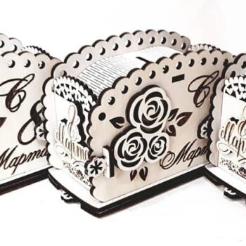 Intra απο ξύλο plywood 3mm-4mm πάχος - Ξύλινος κουμπαράς Δίασταση 30x30 cm Intraeaxys-6o3yn5r7 - Image 1