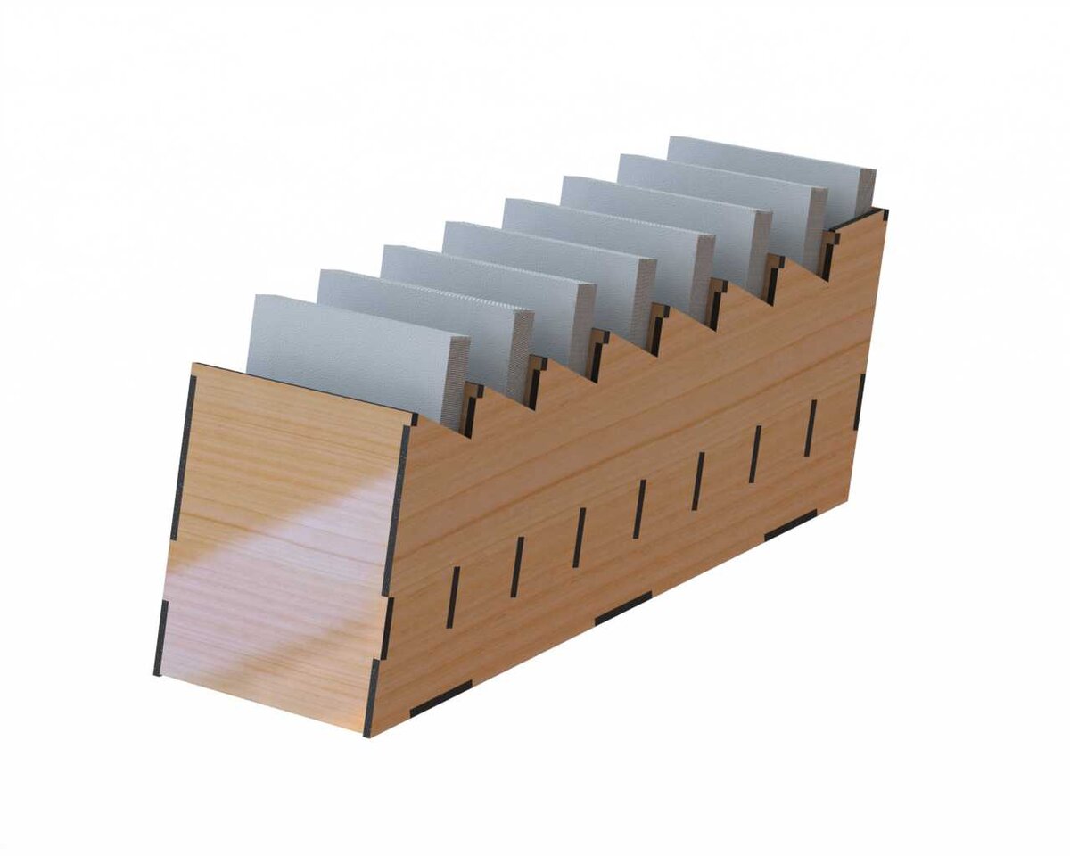 Intra απο ξύλο plywood 3mm-4mm πάχος - Desk Organizer για σημειώσεις Δίασταση 30x30 cm Intraeaxys-pok3wjk7