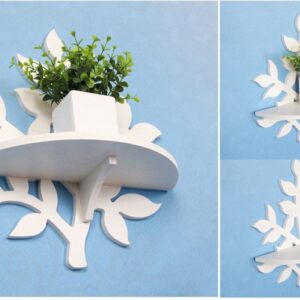 Intra απο ξύλο plywood 3mm-4mm πάχος - Πρότυπο ραφιών αποθήκευσης διακόσμησης τοίχου Δίασταση 30x30 cm Intraeaxys-qommr3ko