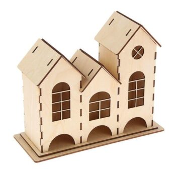 Intra απο ξύλο plywood 3mm-4mm πάχος - Πρότυπο διανομέα φακέλων τσαγιού Δίασταση 30x30 cm Intraeaxys-eo204967 - Image 1