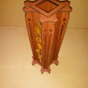 Intra απο ξύλο plywood 3mm-4mm πάχος - Ξύλινο Βάζο Δίασταση 30x30 cm Intraeaxys-078ypk5o